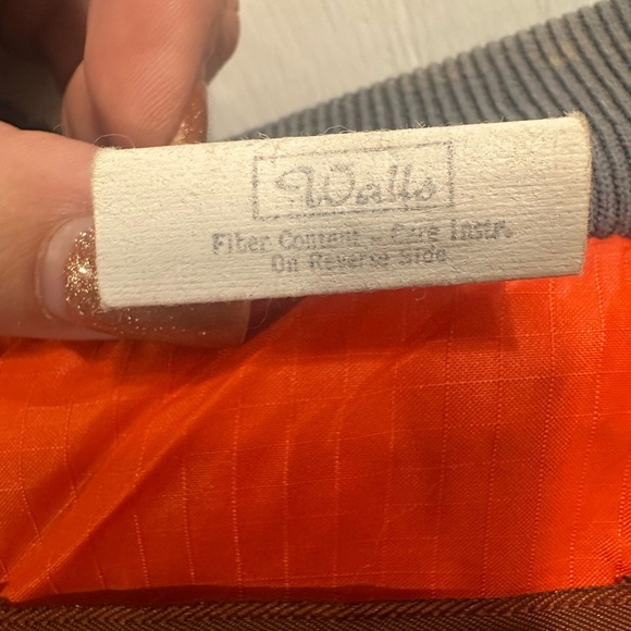 Vintage Walls Blizzard-Pruf Down Parka USA Blue Nylon Orange Lining 70s 80s L - Picture 9 of 12